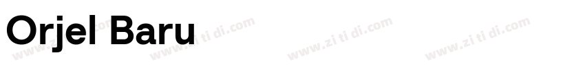 Orjel Baru字体转换